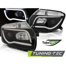 TUNING-TEC faruri (Tube Light) pentru DACIA DUSTER 04.10-14 (H7/H1), negru