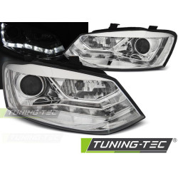 Faruri lumină de zi crom pentru VW Polo 6R 09-03.14