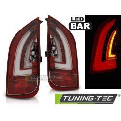 TUNING-TEC stopuri LED (LED Bar) pentru WHIE VW UP! 3.11- / SKODA CITIGO 12.11, roșu