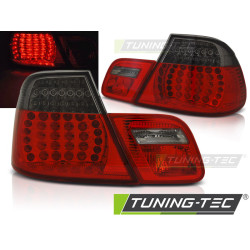 TUNING-TEC stopuri LED pentru BMW E46 04.03-06 COUPE, roșu-fumuriu