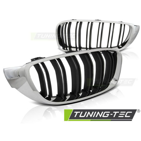 Body kit și tuning vizual Grilă crom negru sport look pentru BMW F32,F33,F36 13- | race-shop.ro