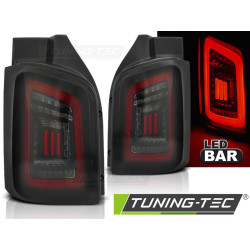STOPURI BARĂ LED FUMURI NEGRU RED se potrivește VW T5 04.03-09 / 10-15