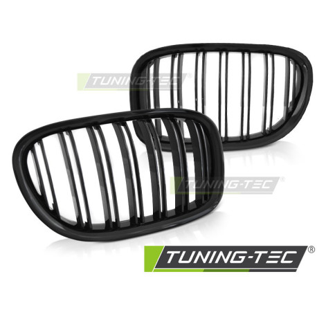Body kit și tuning vizual TUNING-TEC grilă (Double Bar) pentru BMW F01 09-15, negru lucios | race-shop.ro