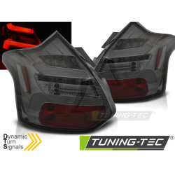 TUNING-TEC stopuri LED (LED Bar, SEQ) pentru FORD FOCUS 3 11-10.14 HATCHBACK, fumuriu