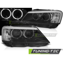 FAURI ANGEL EYES LED NEGRU se potrivește BMW X3 F25 10-07.14