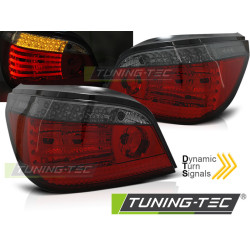 TUNING-TEC stopuri LED (SEQ) pentru BMW E60 LCI 03.07-12.09, roșu-fumuriu