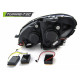 Iluminare auto TUNING-TEC faruri (Tube Light, SEQ) pentru MERCEDES W204 07-10 (H9), crom | race-shop.ro