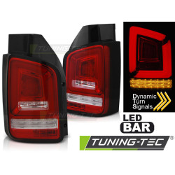 LUMINI SPATE BARĂ LED ROȘU SEQ se potrivește VW T5 04.03-09