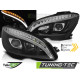 Iluminare auto TUNING-TEC faruri (Tube Light, SEQ) pentru MERCEDES W204 07-10 (H9), negru | race-shop.ro