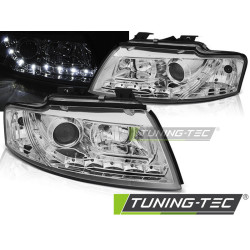 TUNING-TEC faruri (DRL) pentru AUDI A4 B6 CABRIO 02-06 (H1), crom