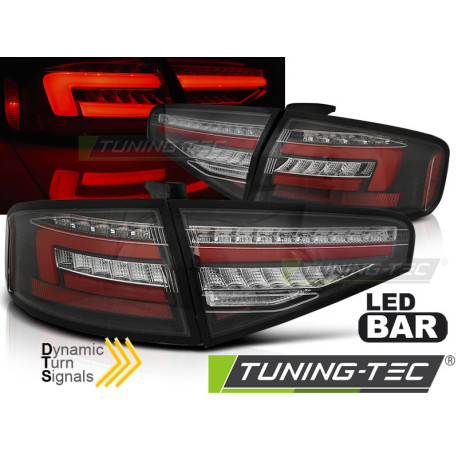 Iluminare auto LUMURI SPATE BARĂ LED NEGRE SEQ se potrivește AUDI A4 B8 12-15 SEDAN OEM LED | race-shop.ro