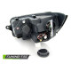 Iluminare auto FAURI TUBE LIGHT DRL NEGRU CHROME SEQ se potrivește VW T6 15-19 | race-shop.ro