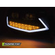 Iluminare auto FAURI TUBE LIGHT DRL NEGRU CHROME SEQ se potrivește VW T6 15-19 | race-shop.ro