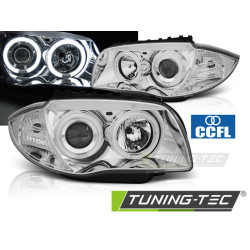 FAURI ANGEL EYES CCFL CROM se potrivește BMW 1 E87/E81/82/88 04-11