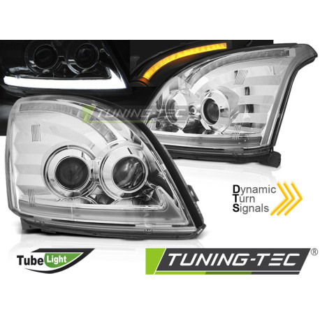 Iluminare auto TOYOTA LAND CRUISER 120 03-09 TUBE LIGHT SEQ LED CHROME | race-shop.ro