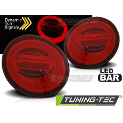 LUMINI SPATE BARĂ LED ROȘU SEQ se potrivește VW NEW BEETLE 10.98-05