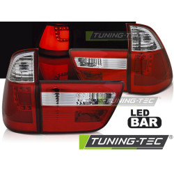 TUNING-TEC stopuri LED (LED Bar) pentru WHIE BMW X5 E53 09.99-10.03, roșu