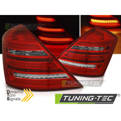 LUMINI SPATE CU LED ROȘU ALB SEQ W222 LOOK se potrivește MERCEDES W221 S-KLASA 05-09