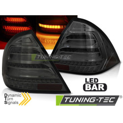 Stopuri led bar fumuriu SEQ pentru Mercedes W203 sedan 00-04