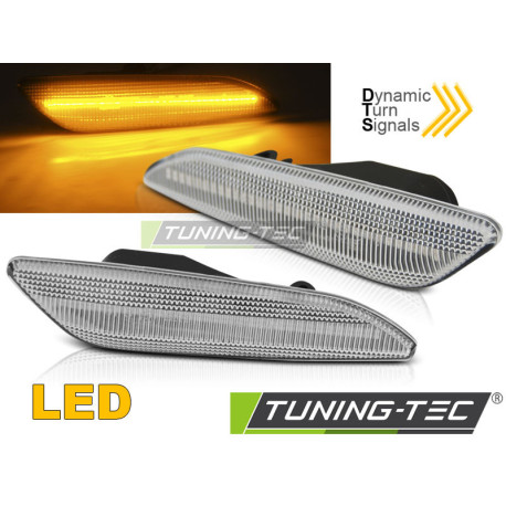 Iluminare auto RACES semnalizatoare laterale (SEQ) pentru ALFA ROMEO 156/147 05-10 / FIAT TIPO 15, alb | race-shop.ro