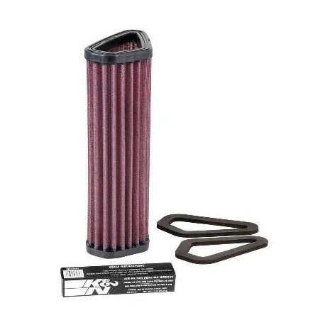 Filtru ear pentru cutia originală moto Filtru aer sport K&N DU-1007R | race-shop.ro