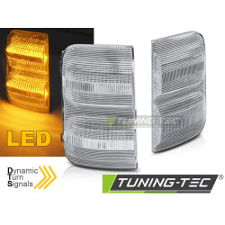 TUNING-TEC semnalizatoare oglindă (SEQ) pentru PEUGEOT BOXER / FIAT DUCATO / CITROEN JUMPER, alb
