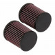 Filtru ear pentru cutia originală moto Filtru aer sport K&N HA-1004R | race-shop.ro