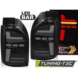 LUMURI SPATE BARĂ LED NEGRE SMOKE SEQ se potrivește VW T6,T6.1 15-21 OEM LED