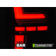 Iluminare auto TUNING-TEC stopuri LED (LED Bar, SEQ) pentru VW T6 15-19 (pentru faruri cu bec), negru, V3 | race-shop.ro