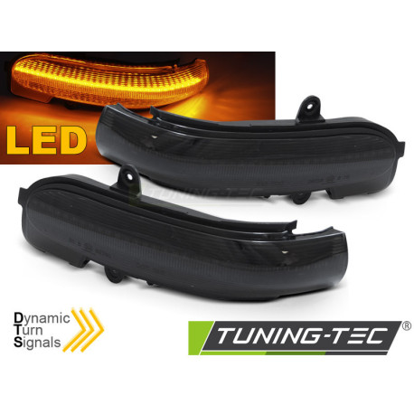 Iluminare auto Lampă semnalizare oglindă fumuriu LED SEQ pentru MERCEDES W203 T203 CL203 00-07 | race-shop.ro