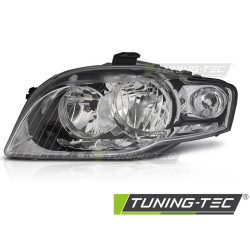 HEADLIGHT CHROME STÂNGA SIDE TYC se potrivește AUDI A4 B7 04-08