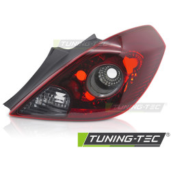 TUNING-TEC stop (Sport) pentru OPEL CORSA D 06-11 3D (TYC), roșu-fumuriu, dreapta