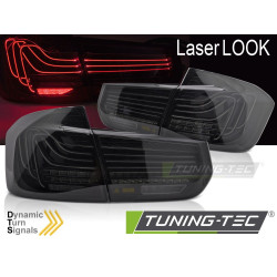 TUNING-TEC stopuri LED (Laser Look, SEQ) pentru BMW F30 11-18 (fără omologare), fumuriu