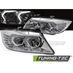 FARURI LED cromate pentru BMW E90/E91 05-08