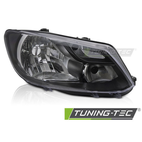Iluminare auto TUNING-TEC far pentru VW CADDY 11-14 (H4, TYC), negru, dreapta | race-shop.ro