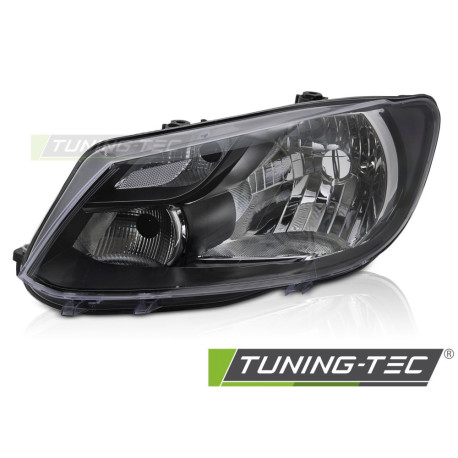 Iluminare auto TUNING-TEC far pentru VW CADDY 11-14 (H4, TYC), negru, stânga | race-shop.ro