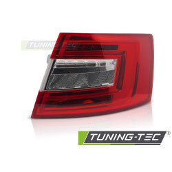 LUMINA DIN SPATE CU LED, ROȘU ALB PARTEA DREAPTĂ TYC se potrivește SKODA OCTAVIA III 16-20 LIFTBACK
