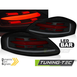 TUNING-TEC stopuri LED (LED Bar, SEQ) pentru PORSCHE BOXSTER 986 96-04, fumuriu, V2