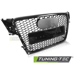 TUNING-TEC grilă (Sport) pentru AUDI A4 B8 08-11 (pentru senzori parcare), negru lucios