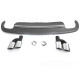 Body kit și tuning vizual DIFUZOR DUBLA EVACUARE SILVER SPORT S STYLE pentru AUDI A5 8T 8F 11-16 | race-shop.ro