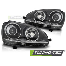 Faruri pentru VW GOLF V 03-09 (Negru)