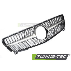 Grilă Diamond pentru MERCEDES W176 15-18 (Crom Argintiu)