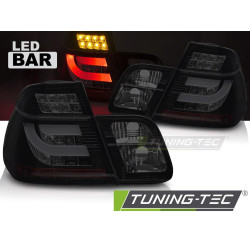 Stopuri cu LED pentru BMW Seria 3 E46 01-05 Sedan (Negru Fumuriu)