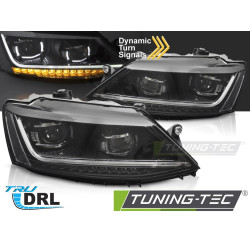Faruri LED cu lumini de zi secvențiale pentru VW JETTA VI 11-18
