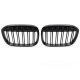 Body kit și tuning vizual Gril sport pentru BMW X1 F48 15-20 (Negru Lucios cu Două Bare) | race-shop.ro