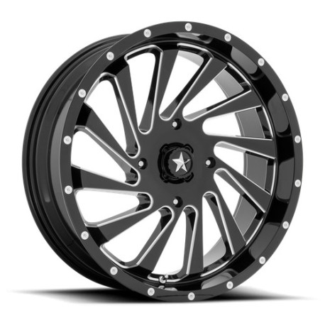 Jante aliaj MSA MSA Offroad Wheels M46 BLADE jantă 20x7 4x110 86 ET0, Gloss black | race-shop.ro