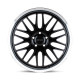 Jante aliaj Petrol Petrol P4C jantă 18x8 5x110 72.1 ET40, Gloss black | race-shop.ro