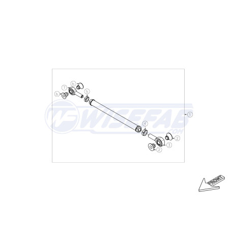 Brațe și pivoti WISEFAB Rear Suspension Arm 5 | race-shop.ro