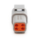 Standalone ecu, display and accessories Link kit conector Deutsch DTM4 (mamă) | race-shop.ro