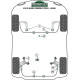 Bucșe din poliuretan POWERFLEX bucșă punte spate pentru BMW E36 Compact (1993-2000) (Heritage) | race-shop.ro